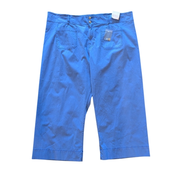 LC Lauren Conrad Super High Rise Wide Leg Crop Pants NWT - Picture 2 of 16